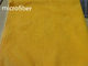 Serviette de nettoyage de polyester de la perle 40*40 de jaune de tissu de Microfiber grande