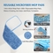 Tampons de vadrouille à poussière en microfibre Tampons de vadrouille humide en microfibre torsadés à haute absorption pour le nettoyage des sols