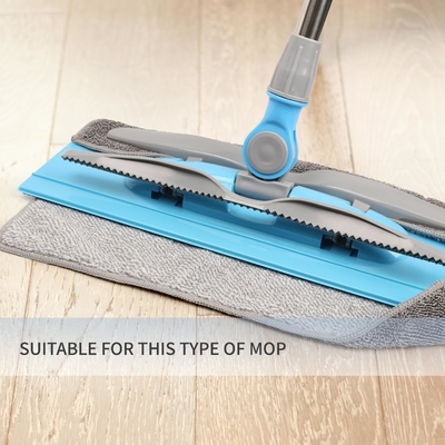 Tapis de vadrouille en microfibre double face professionnel, tapis de vadrouille humide et sec domestique pour le bois dur, le stratifié, le nettoyage des sols carrelés