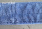 Tête plate sèche bleue de corail de balai de poussière de protection de balai de plancher de l'ouatine 13*45cm de Microfiber