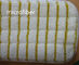 Le balai humide de corail de Microfiber tissé par jaune capitonne le velours auto--adhensive en nylon épais que superbes mouillent des protections de balai
