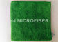 Tissu réutilisable de Microfiber de peluche d'OEM pour nettoyer la double pile, 45 x 45cm