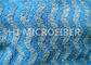 Tissu de pile tordu par jacquard onduleux de Microfiber/tissu de balai, compte du fil 150D/144F