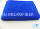 Microfiber Chaîne-A tricoté le chiffon de nettoyage de voiture rouge/bleu, serviettes de Microfiber de station de lavage