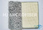 Gris antidérapant de tapis de plancher de cuisine de Microfiber de grand support en caoutchouc de Chenille de peluche