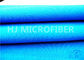 Tissu flexible de boucle de Velcro de polyester bleu pour l'adhérence d'habillement et de sac