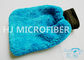 Gant absorbant superbe de saupoudrage de Microfiber de Microfiber de gant durable portatif de lavage