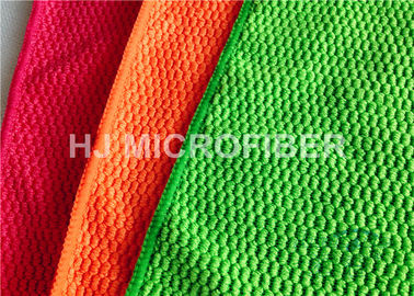 Tissu de perle de Microfiber de modèle de jacquard pour la cuisine/chiffons de nettoyage écologiques